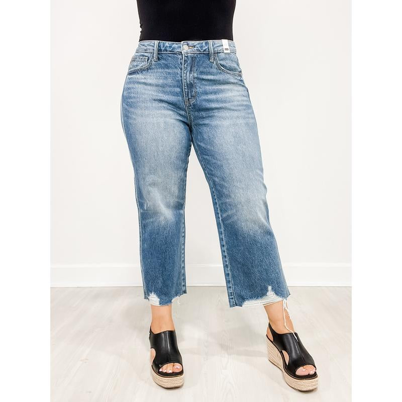Judy Blue QUEEN of the CROP Hi-Waist Cropped Jeans