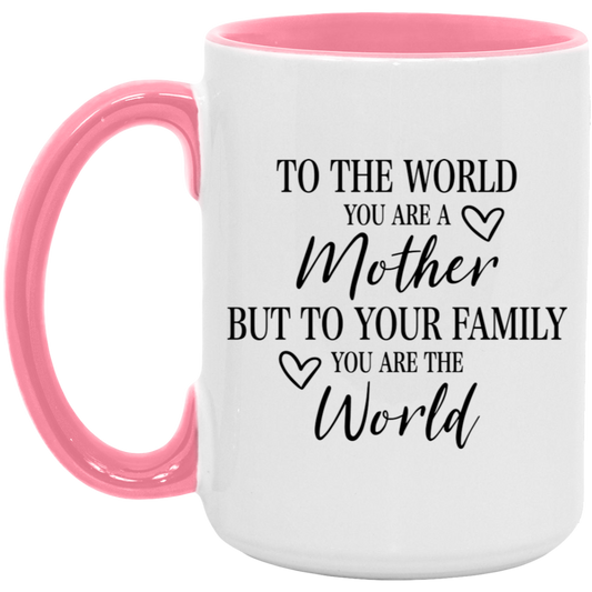 Mother World 15oz Accent Mug