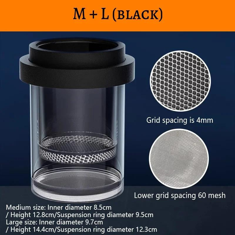 Magic Floating Nursery Self-Adjusting Breeder Box for Baby Fish - Safe Zone, Breathable Mesh Tank for Shrimp & Fry Protection