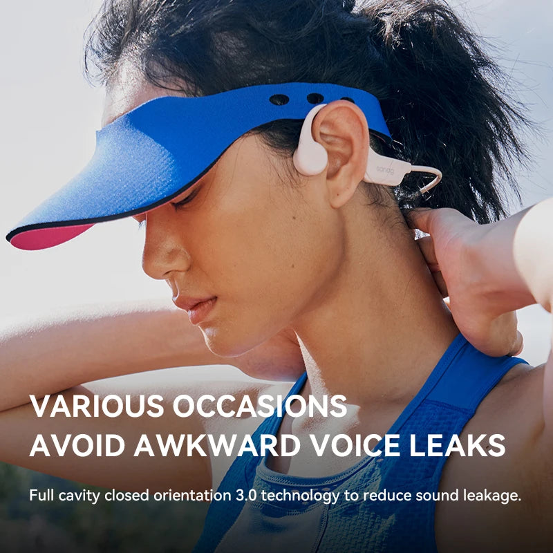 B60S True Bone Conduction Bluetooth 5.3 Wireless Earphones IPX8 Swimming Riding Headphones Flash-Sale Choice 64G Headset