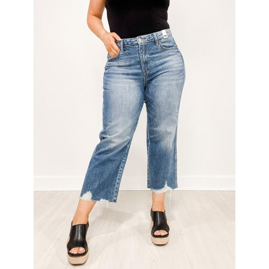 Judy Blue QUEEN of the CROP Hi-Waist Cropped Jeans