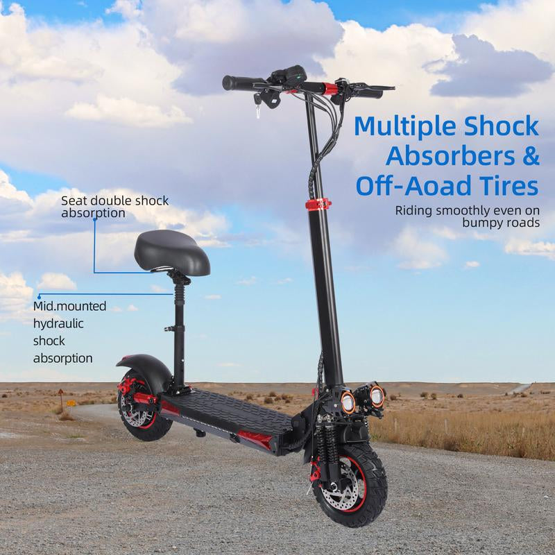 35MPH SPEED MONSTER! 1200W BEAST + OFF-ROAD TIRES, FOLDS in SECONDS to FIT ANY TRUNK! COMMUTER’S DREAM ️