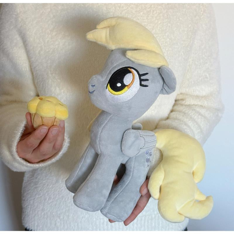 My Little Pony: Derpy Hooves Officially Licensed Product, Soft and Cuddly Collectible for Fans and Collectors - Ideal Gift for Kids and Adults - Ages 3+