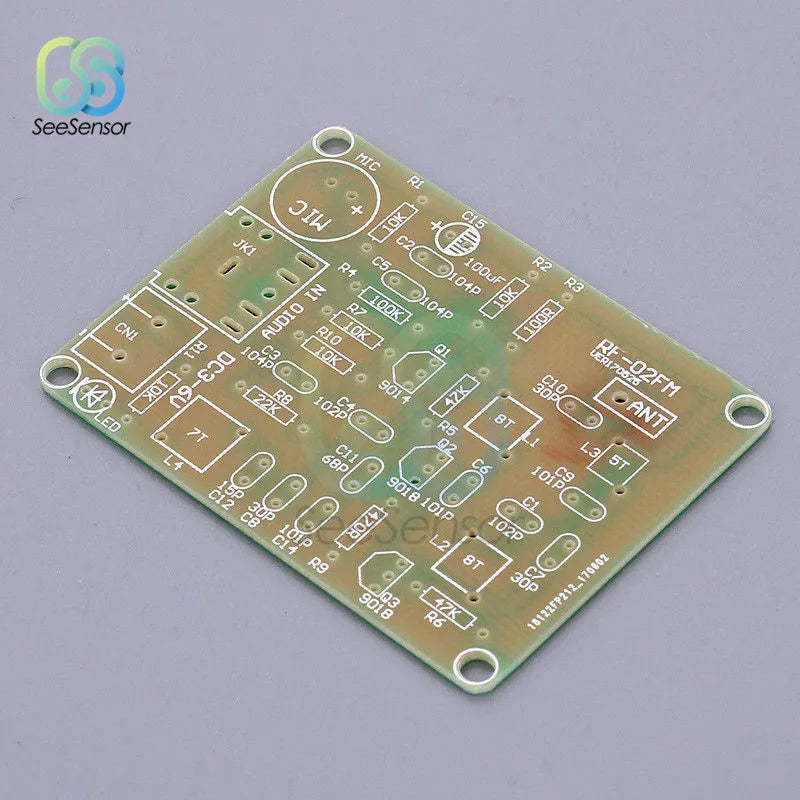 DC 3-6V FM Wireless Transmitter Module Kits 76-108Mhz Frequency Modulation Wireless Microphone Module Board Parts DIY Electronic