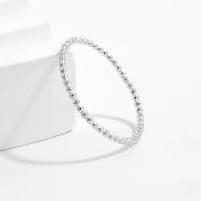 925 Sterling Silver Bead Ring